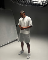 Embossed Blank Tee - White