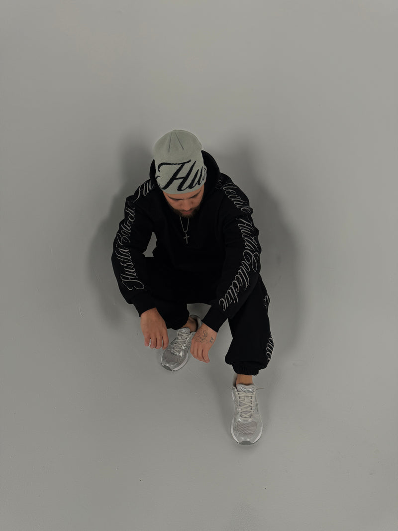 Signature Beanie - Grey & Black