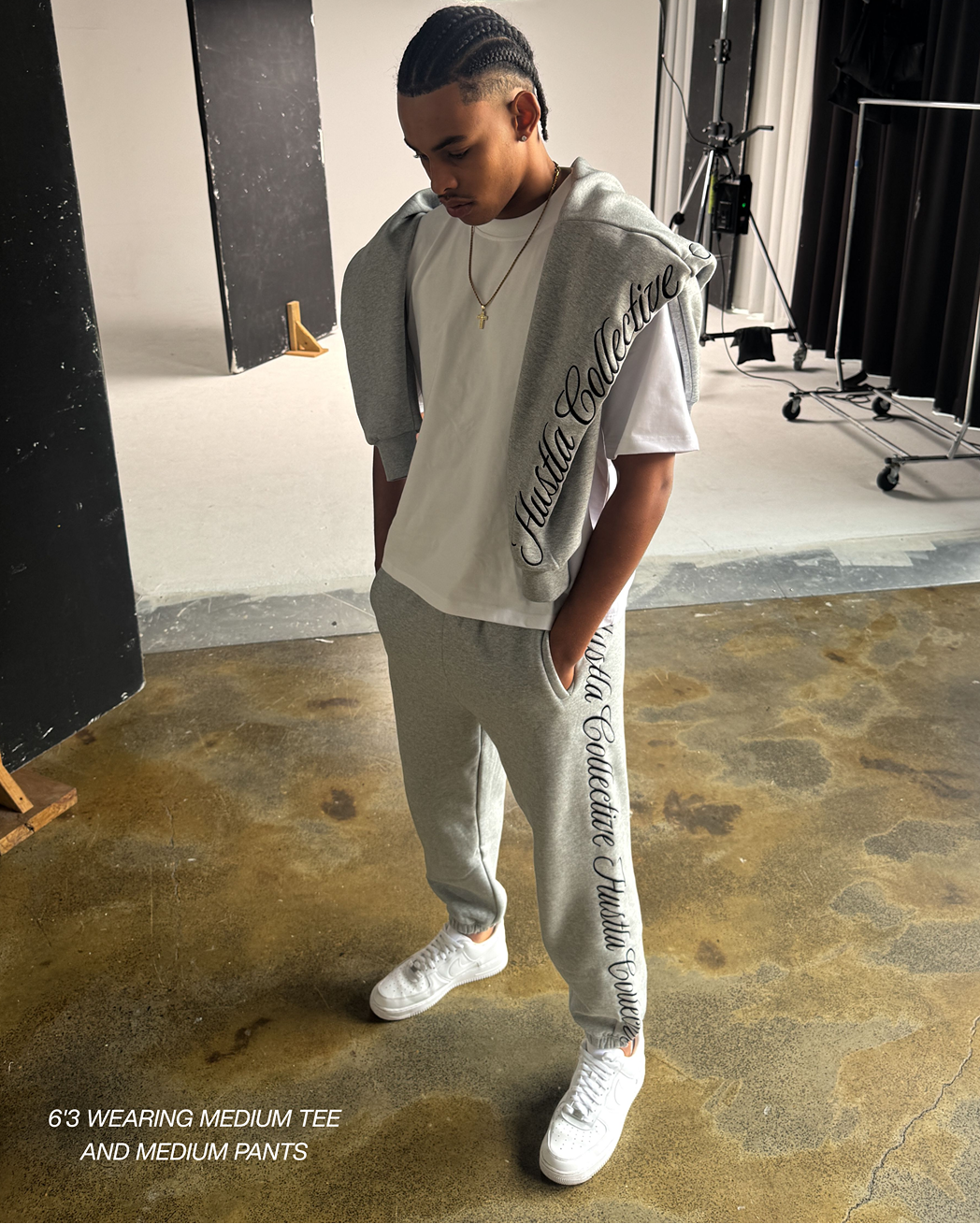 Embossed Blank Tee - White