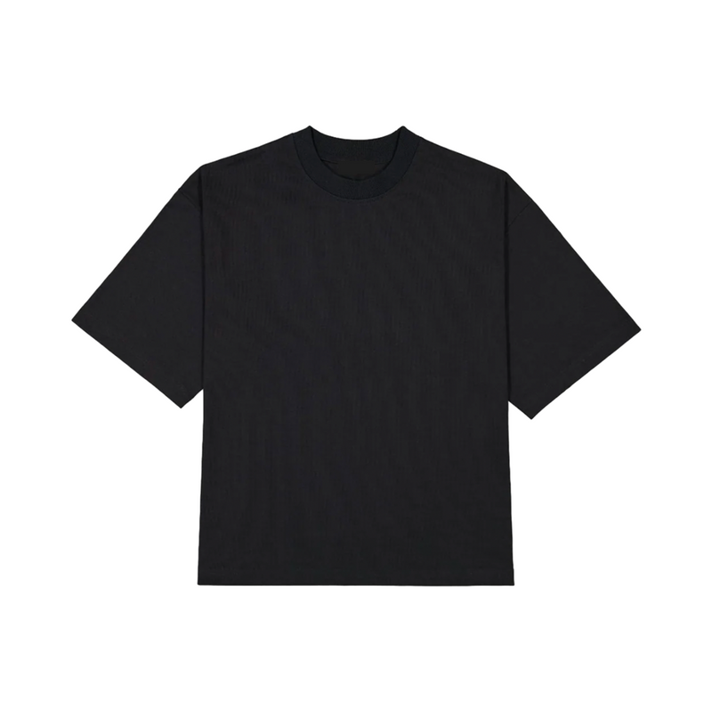 Embossed Blank Tee - Black