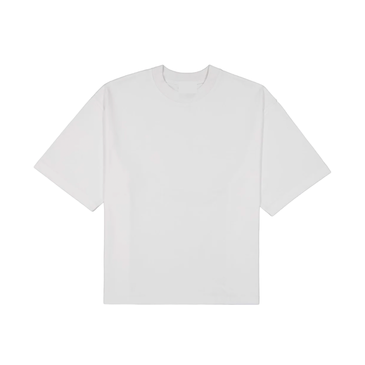 Embossed Blank Tee - White