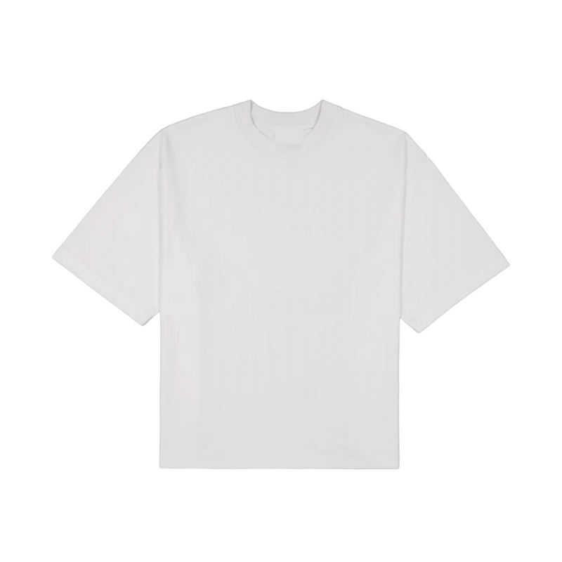 Embossed Blank Tee - White