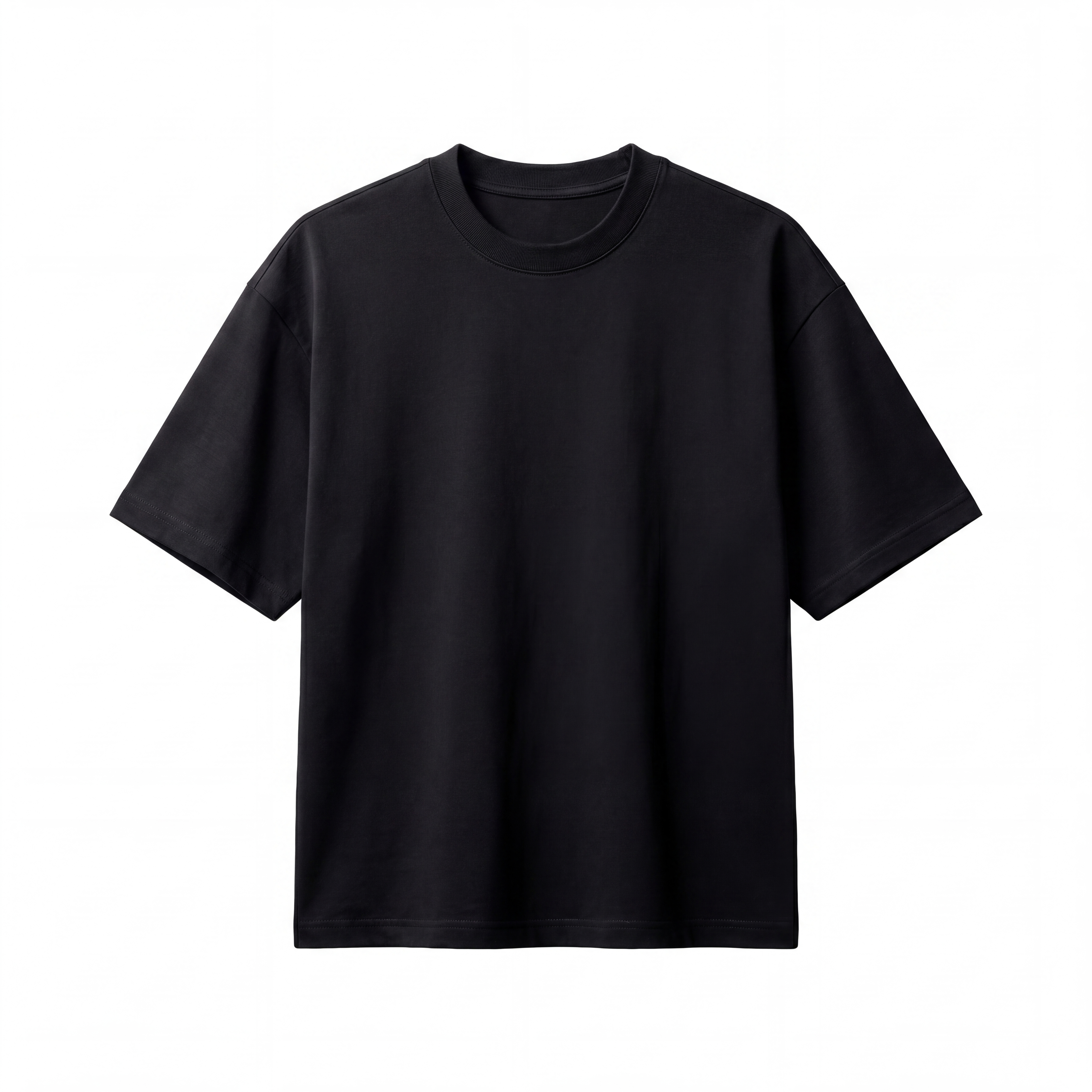 Embossed Blank Tee - Black