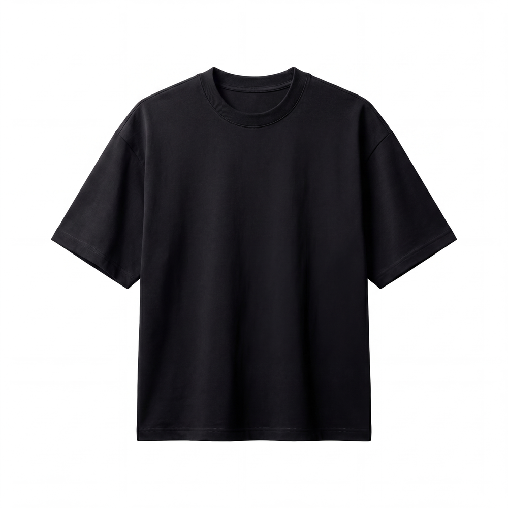 Embossed Blank Tee - Black
