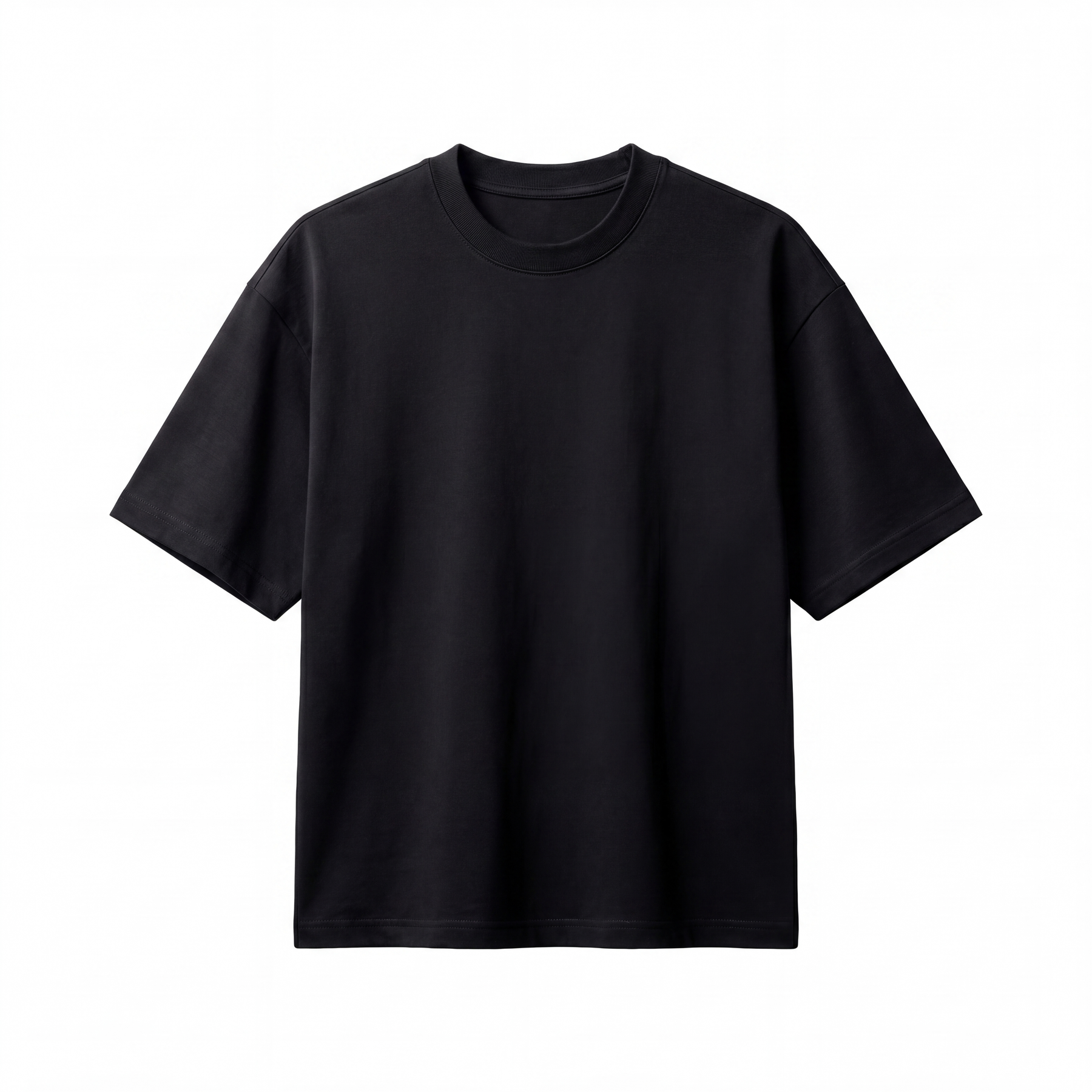 Embossed Blank Tee - Black