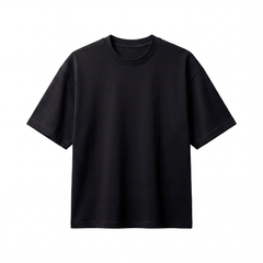 Embossed Blank Tee - Black