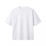 Embossed Blank Tee - White