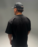 Embossed Blank Tee - Black