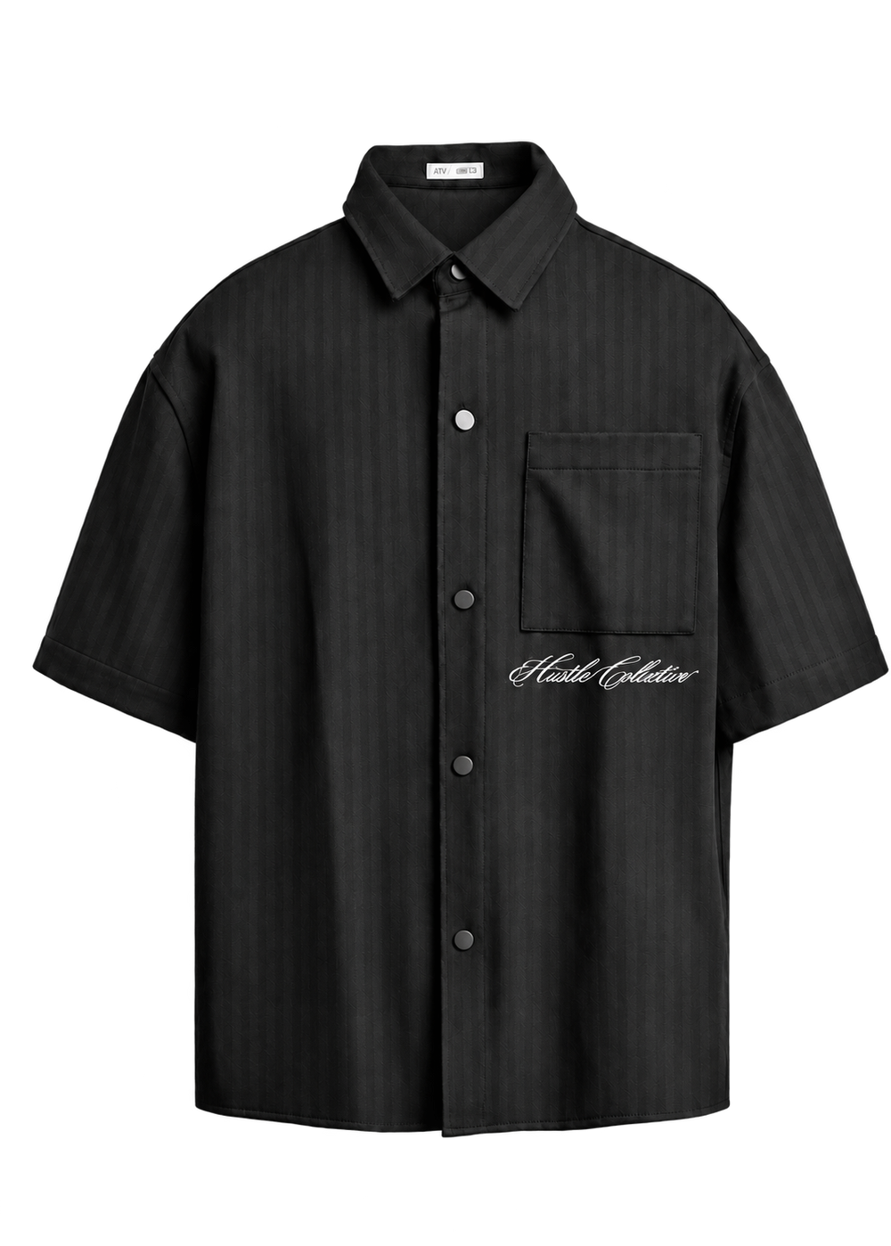 Collared Script Shirt